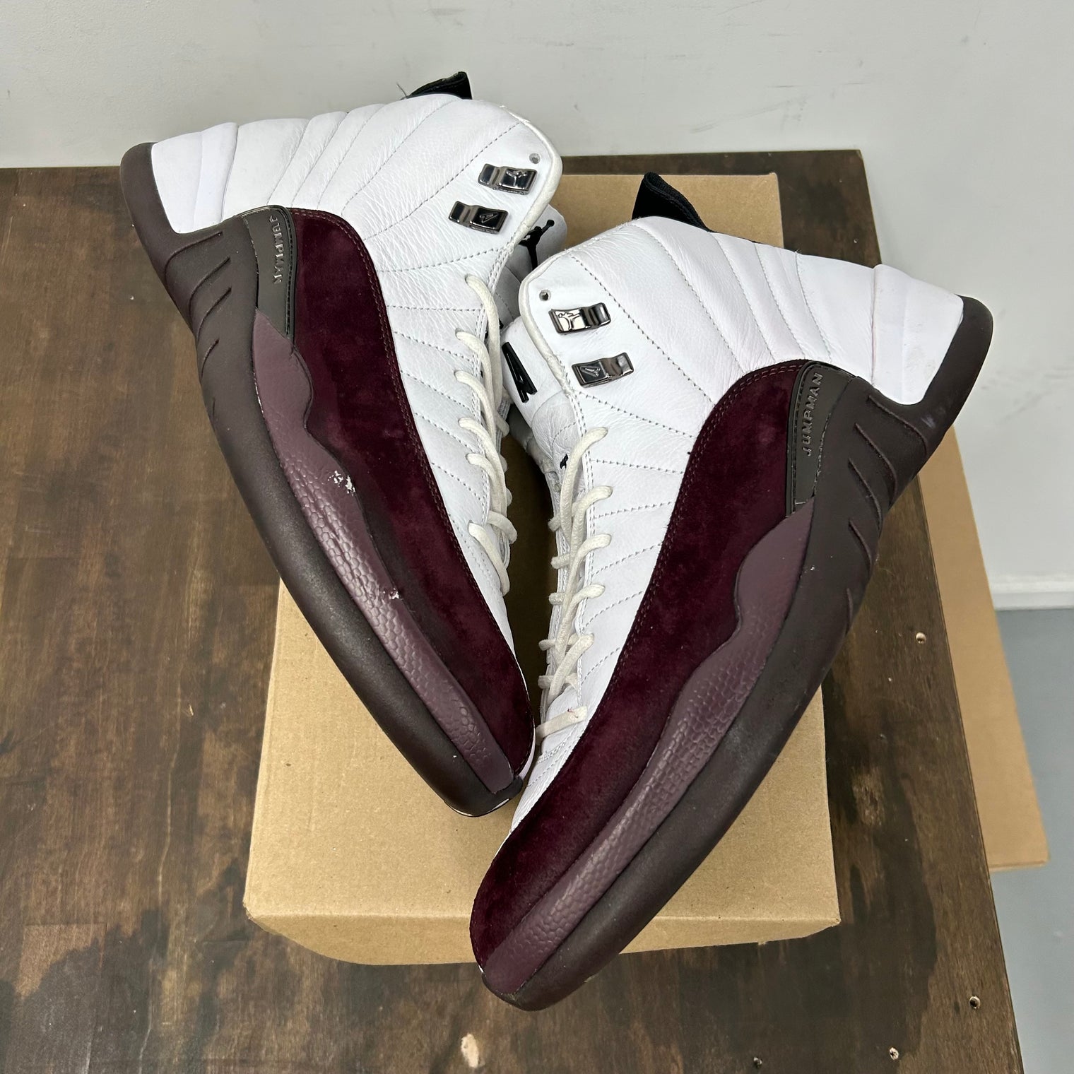 A Ma Maniere White Jordan 12 (W) (USED, No Box)
