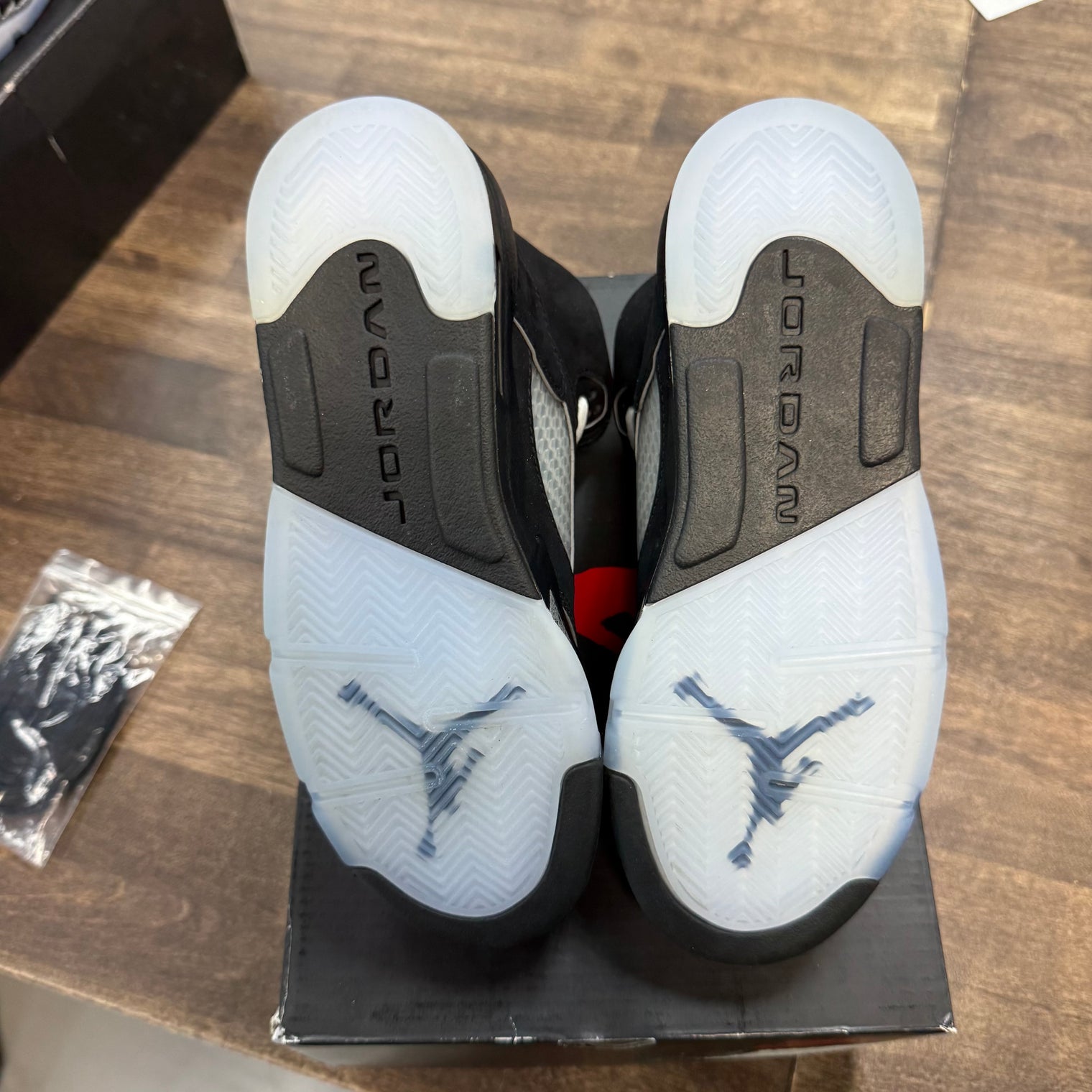 (GS) Black Metallic Jordan 5 Reimagined (Lightly Worn)