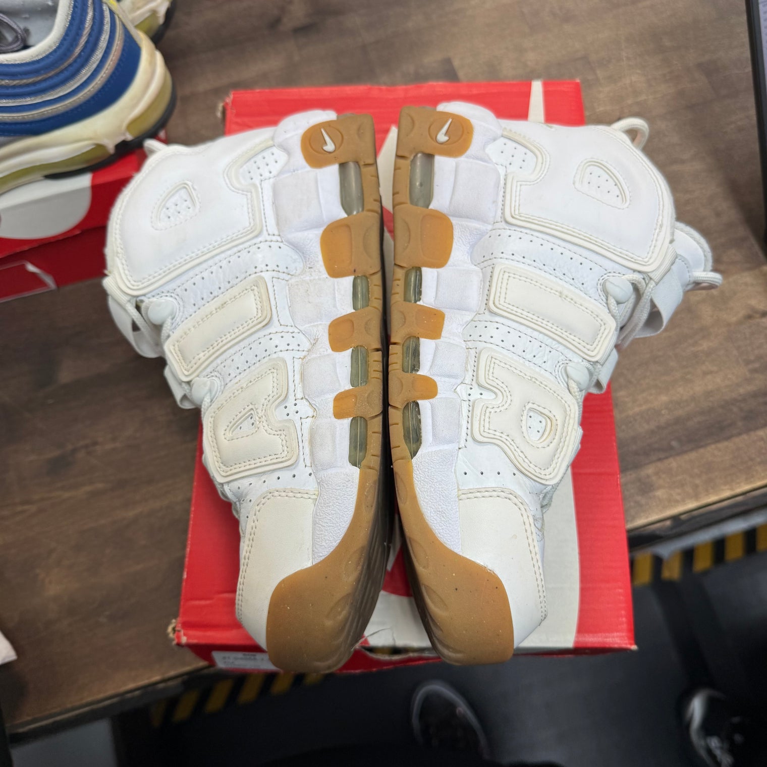 White Gum Nike Air More Uptempo (2016) (USED)