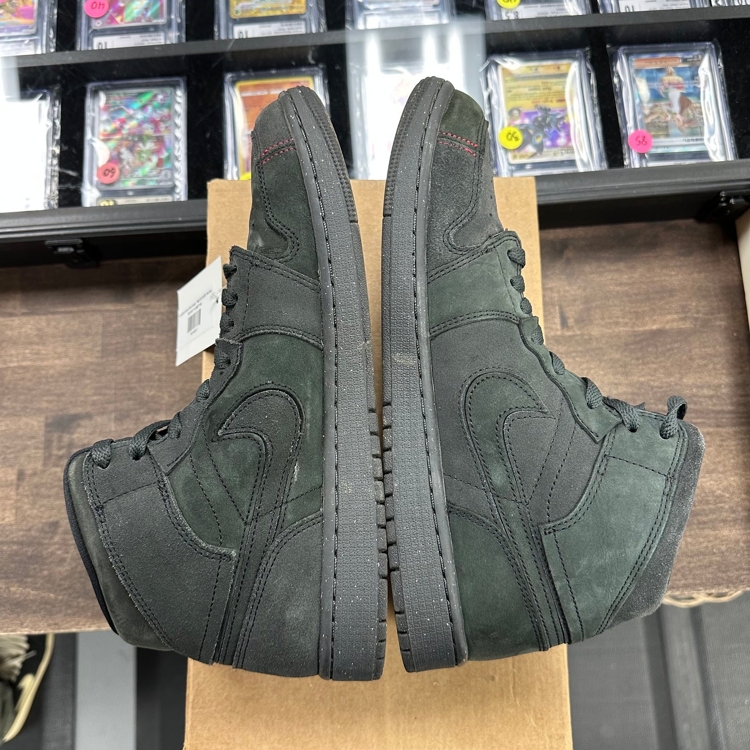 Craft Dark Smoke Red Jordan 1 Mid SE (USED, No Box)