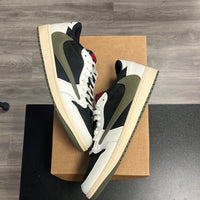 Jordan 1 Retro Low OG SP Travis Scott Olive (USED,no box)