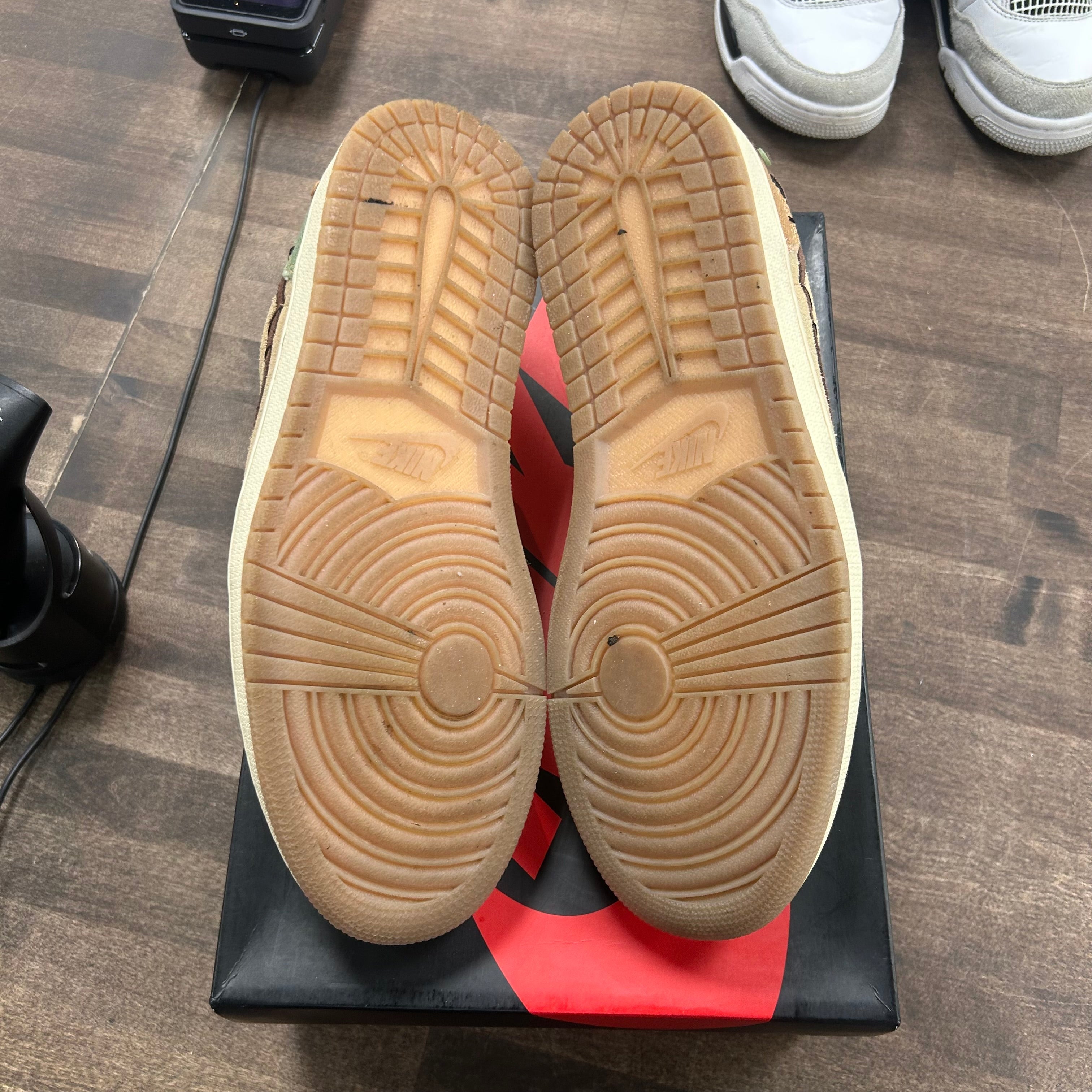 Jordan 1 Retro Low OG Zion Williamson Voodoo (US 10.5) (USED) Size 10.5 (Pre-Owned) - Image 5