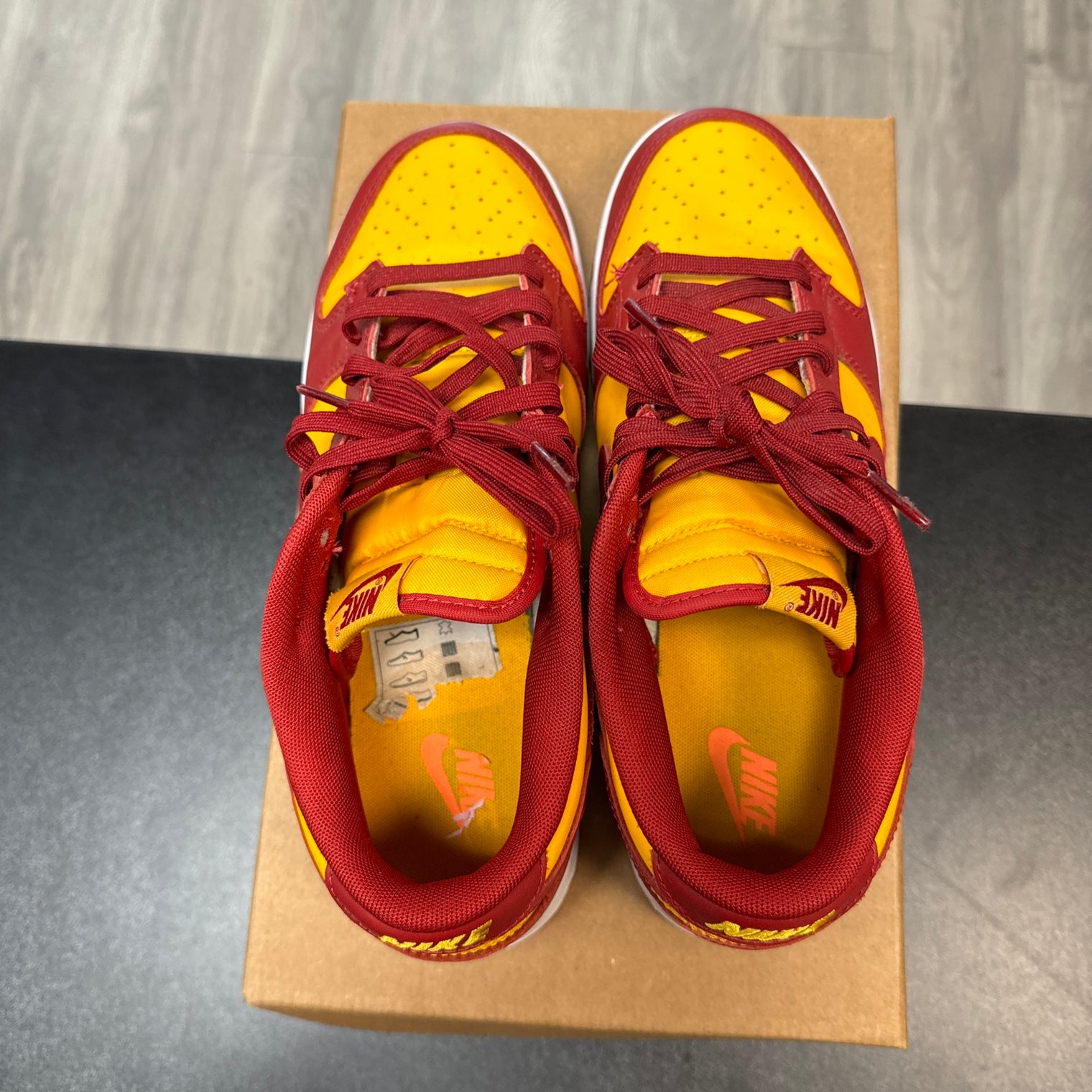 Midas Gold Nike Dunk Low (USED;NO BOX)