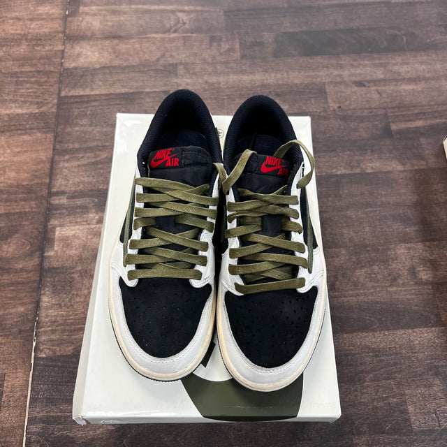 Travis Scott Medium Olive Jordan 1 Low (W) (USED)