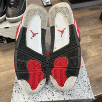 Red Cement Jordan 4 Retro (USED, Replacement Box)