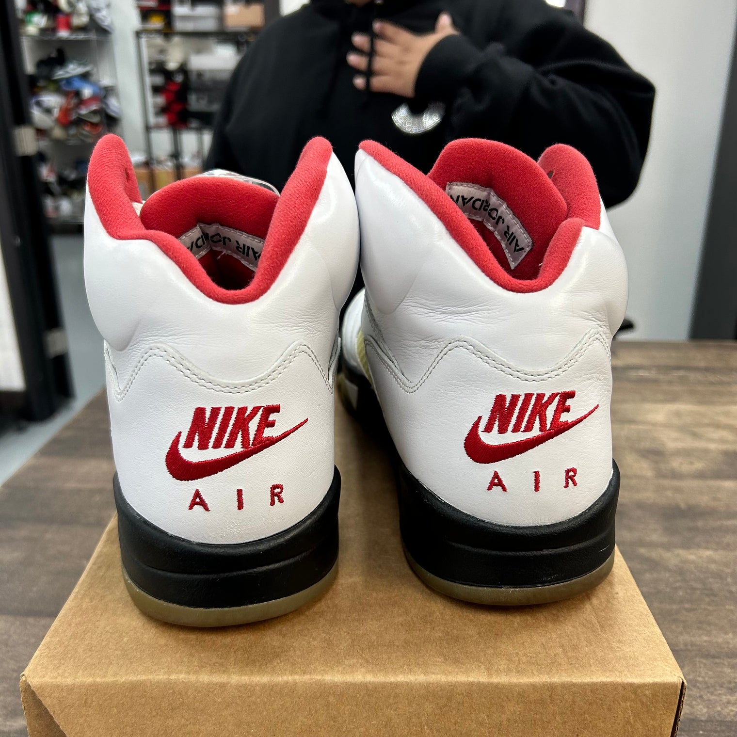 Fire Red Jordan 5 (2020) (USED, No Box)