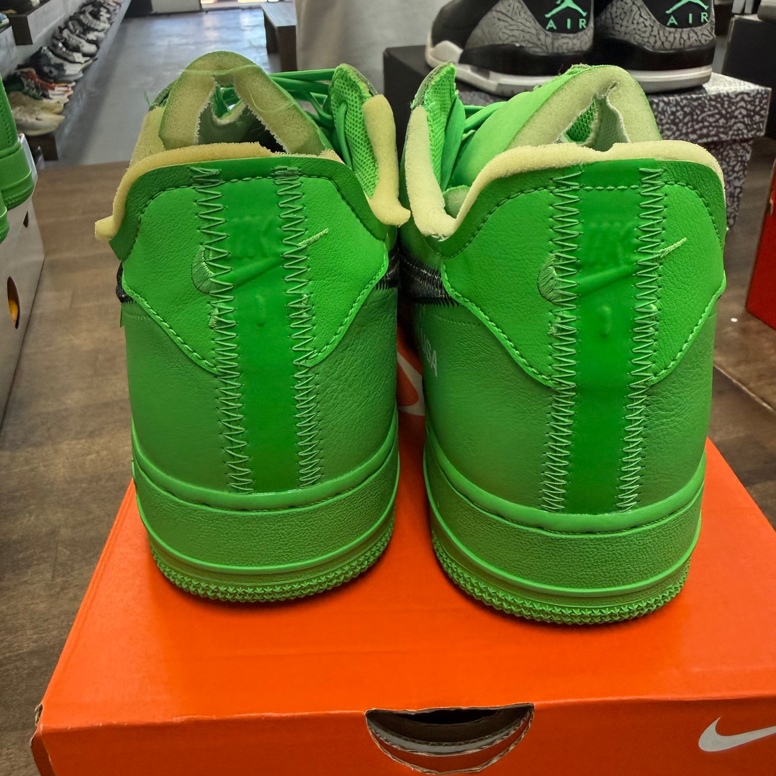 Brooklyn Off-White Air Force 1 (USED, No Box)