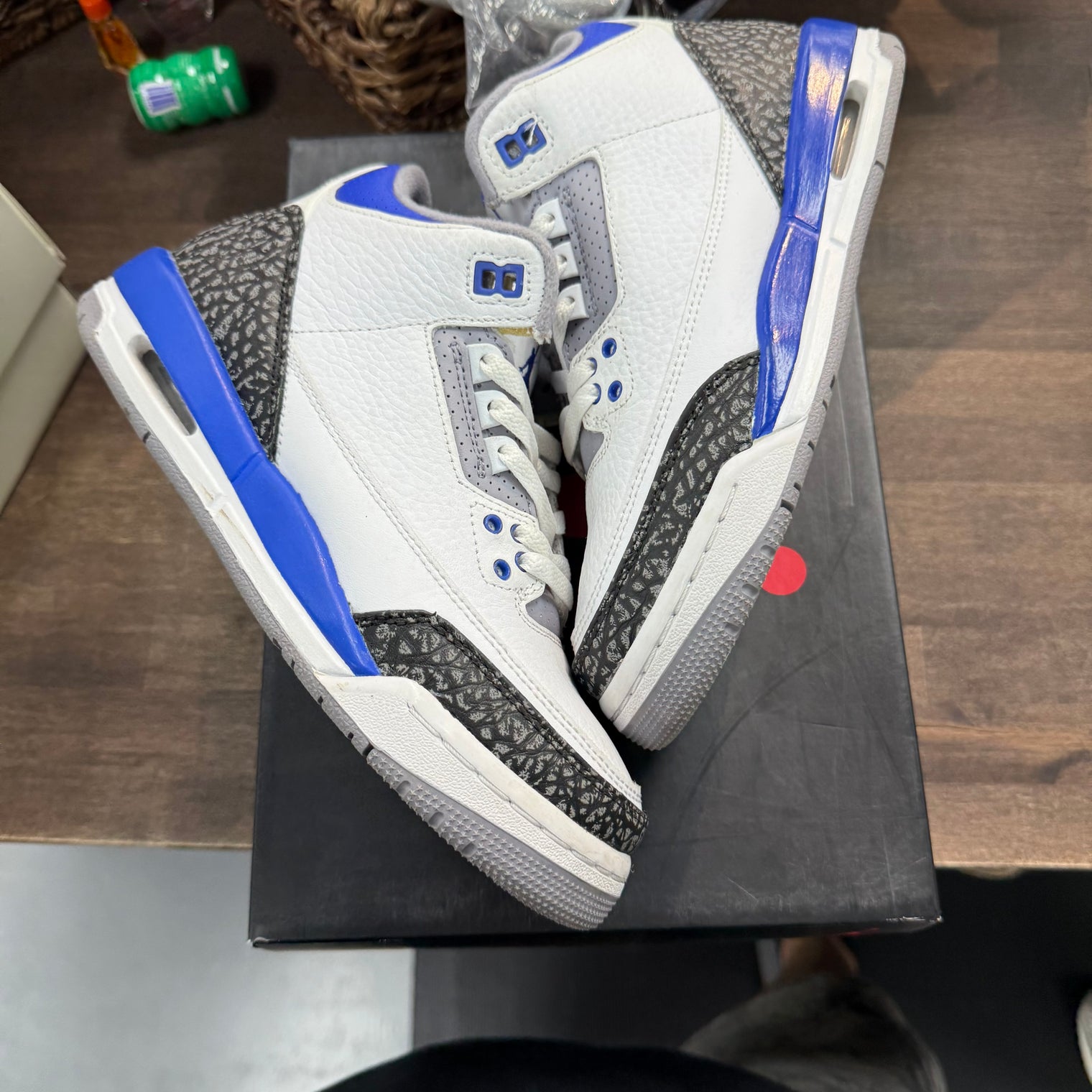 Racer Blue Jordan 3 Retro (GS) (USED)