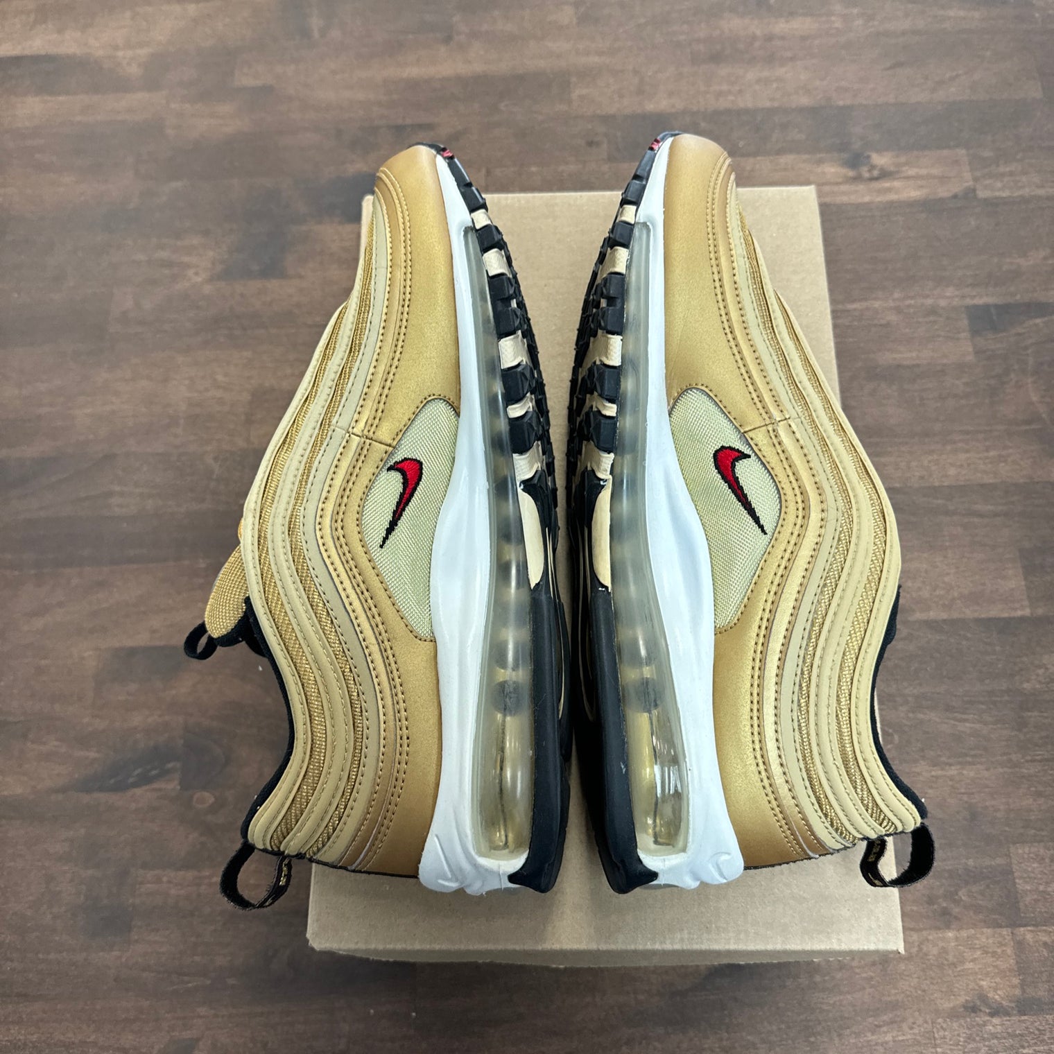 Nike Air Max 97 OG QS Metallic Gold (USED, no box)