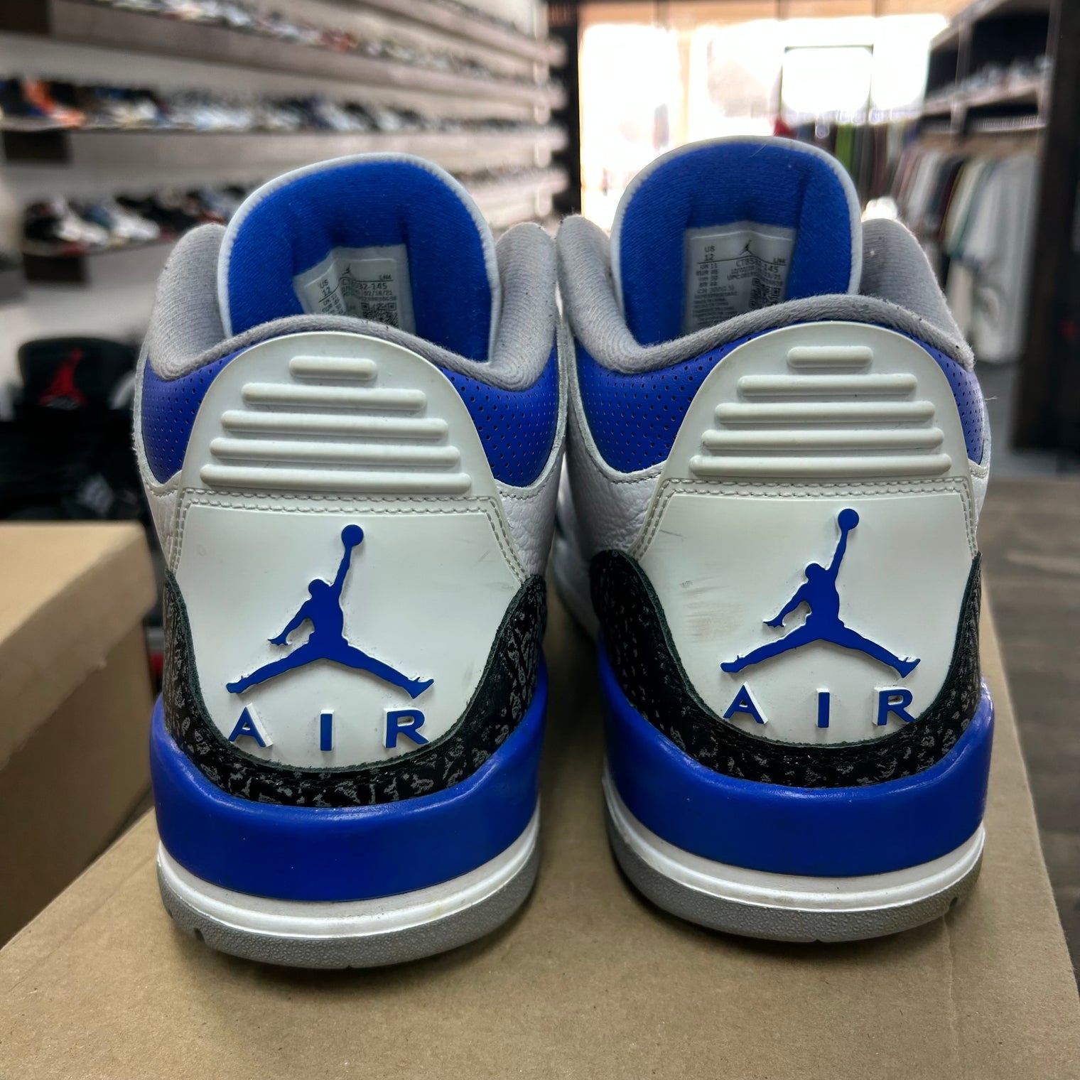 Racer Blue Jordan 3 Retro (USED, No Box)