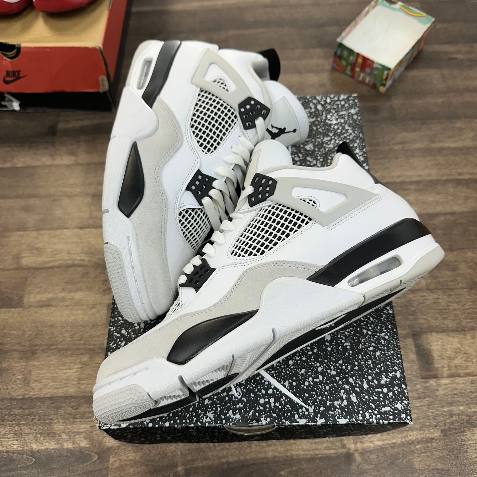 Military Black Jordan 4 Retro (USED)