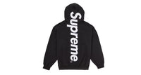Supreme Satin Applique Sweatshirt Hoodie Black (FW24)