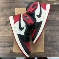 Bred Toe Jordan 1 High (USED, No Box)