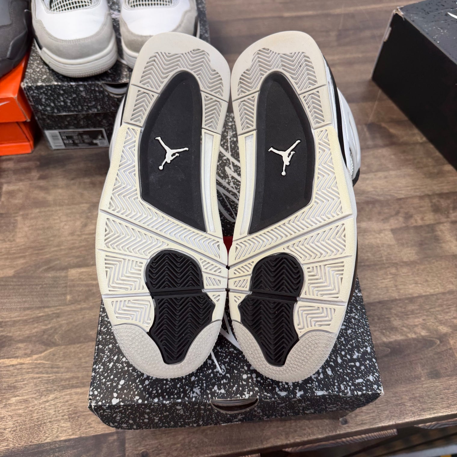 Military Black Jordan 4 Retro (Used)