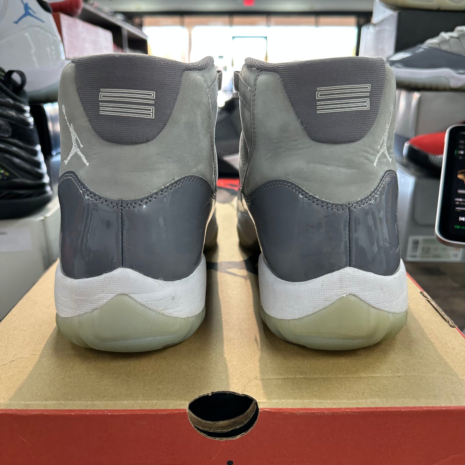 Cool Grey Jordan 11 2021 (USED) (Replacement Box)