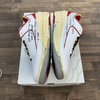 Off-White White Red Jordan 2 Low SP (USED)