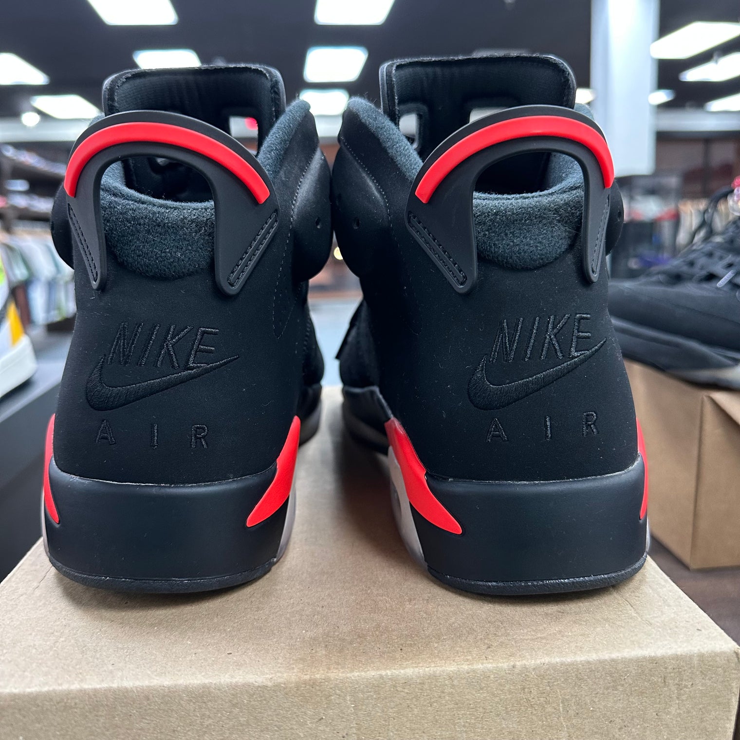 Black Infrared Jordan 6 Retro (2018) (USED, No Box)