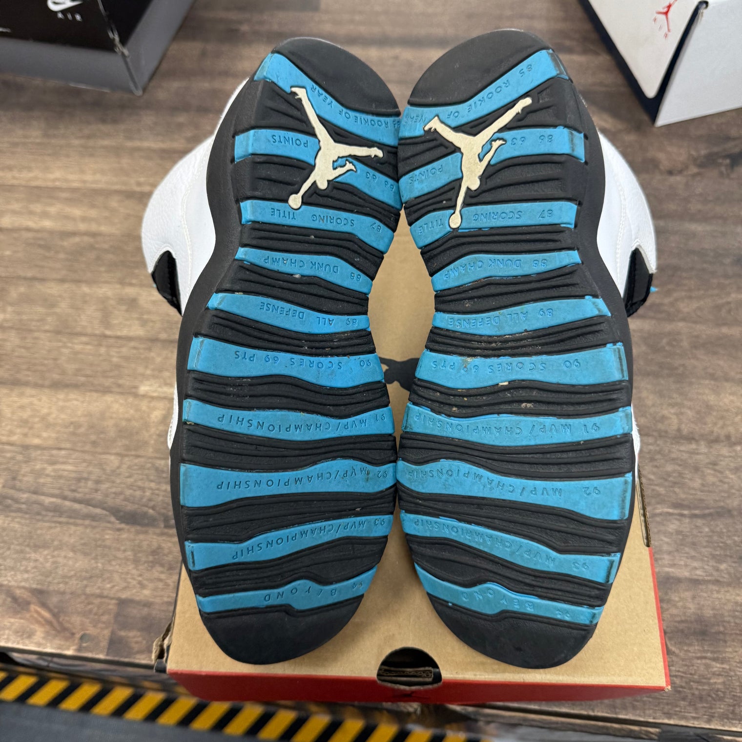 Powder Blue Jordan 10 (USED,Replacement Box)