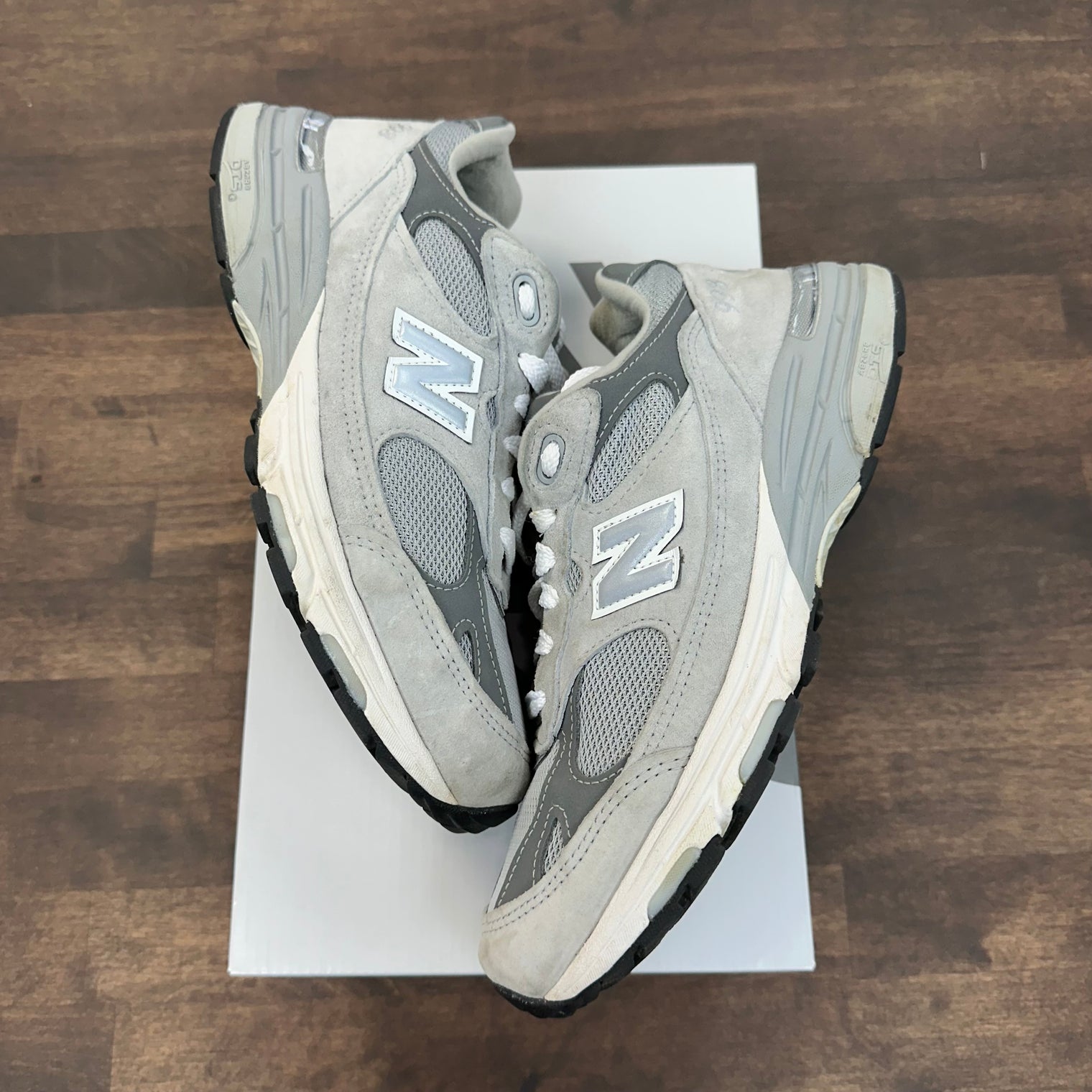 Grey New Balance 993 MiUSA (USED, Wide)