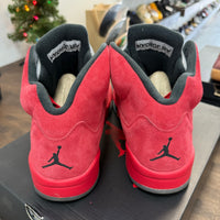 Red Suede Jordan 5 (USED)