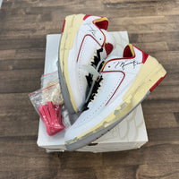 Off-White White Red Jordan 2 Low SP (USED)