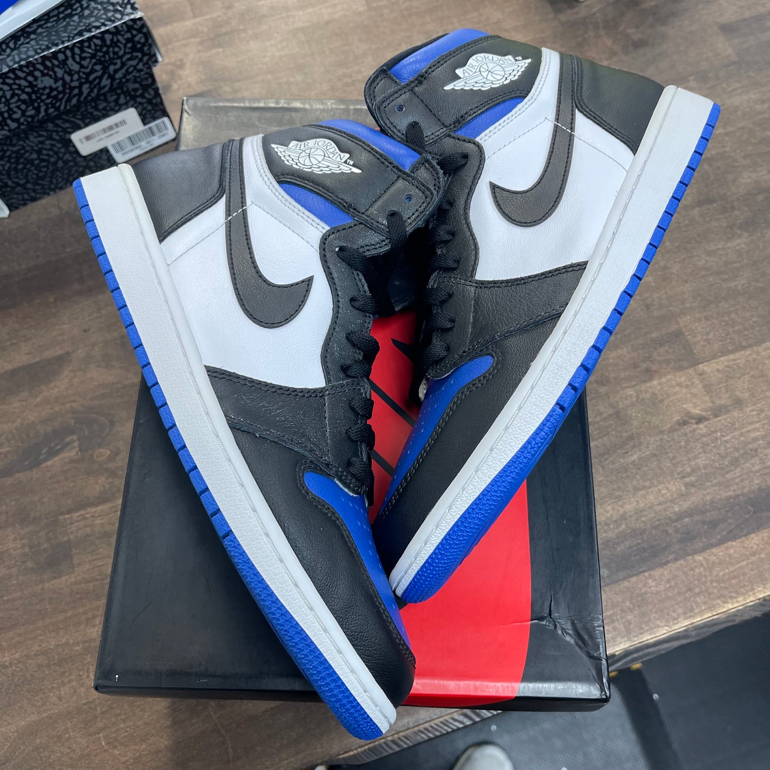 Royal Toe Jordan 1 High (USED)