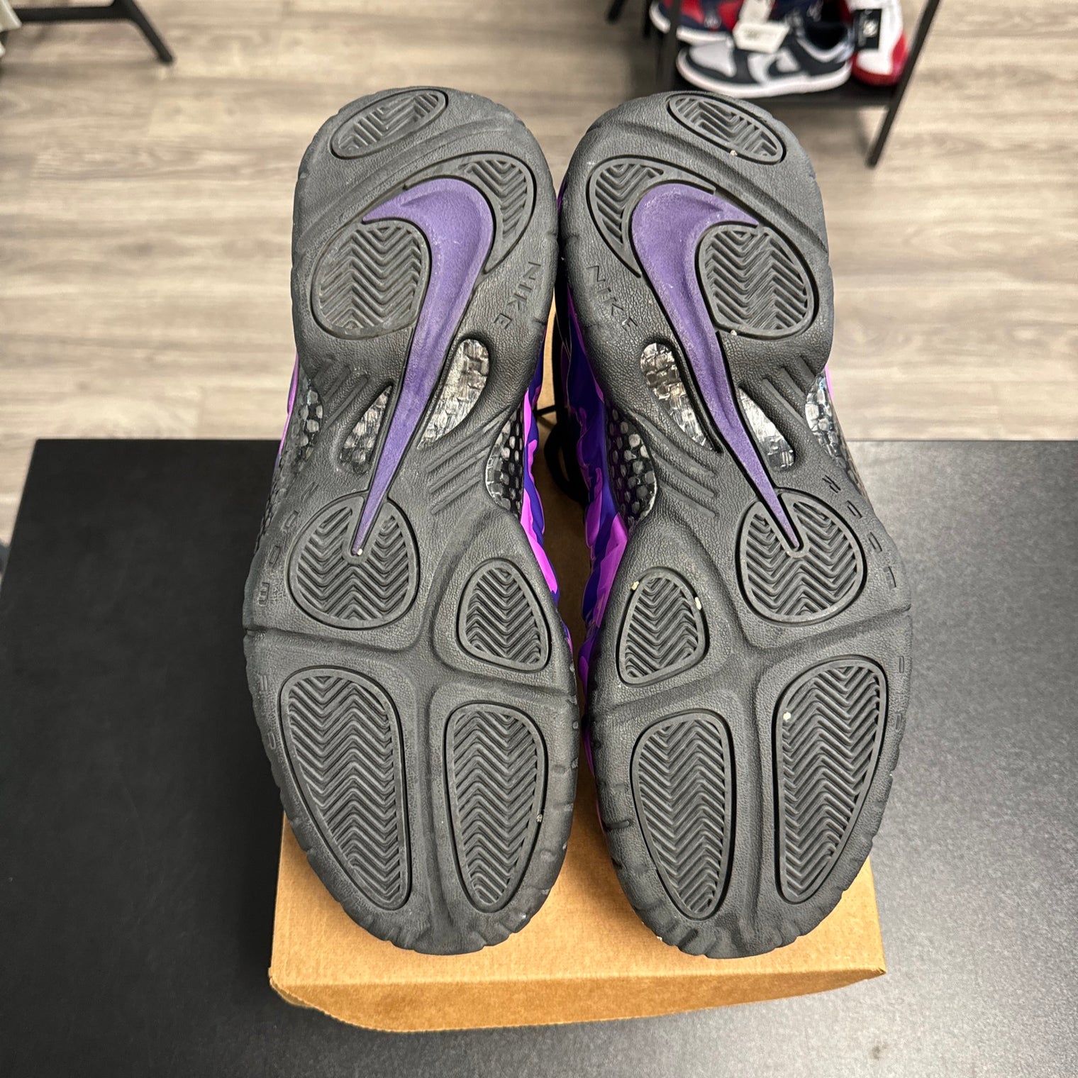 Nike Air Foamposite Pro Purple Camo (USED, no box)