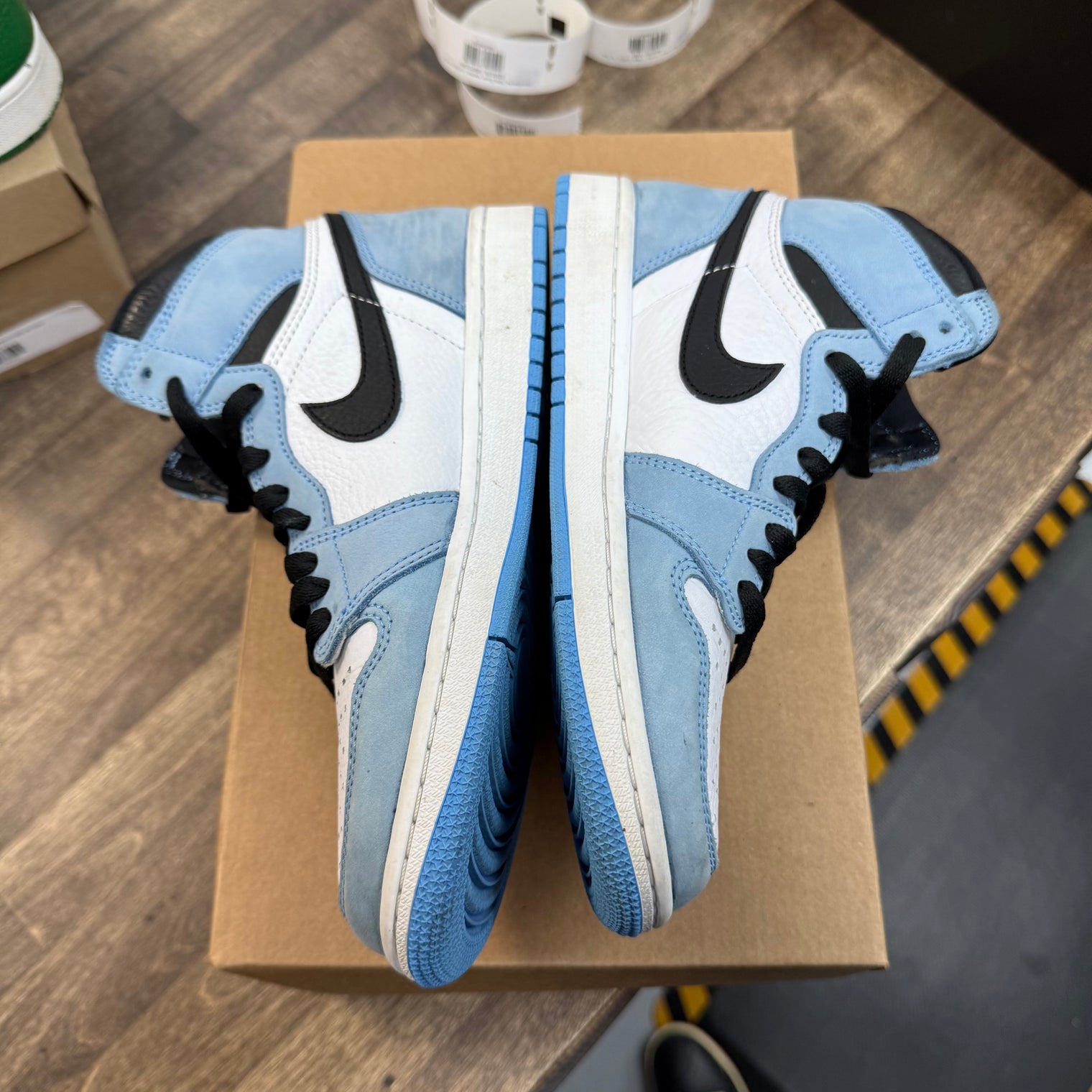 University Blue White Jordan 1 High (USED, No Box)