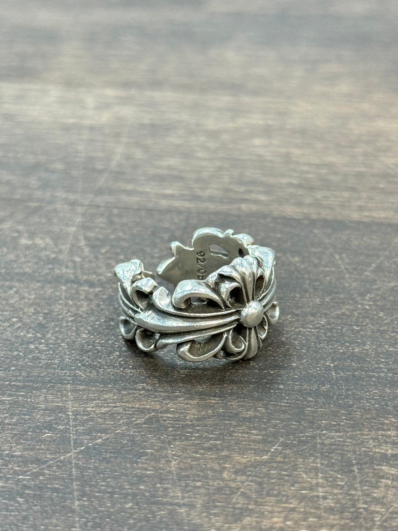 Size 6 | Chrome Hearts Double Floral Ring (USED)