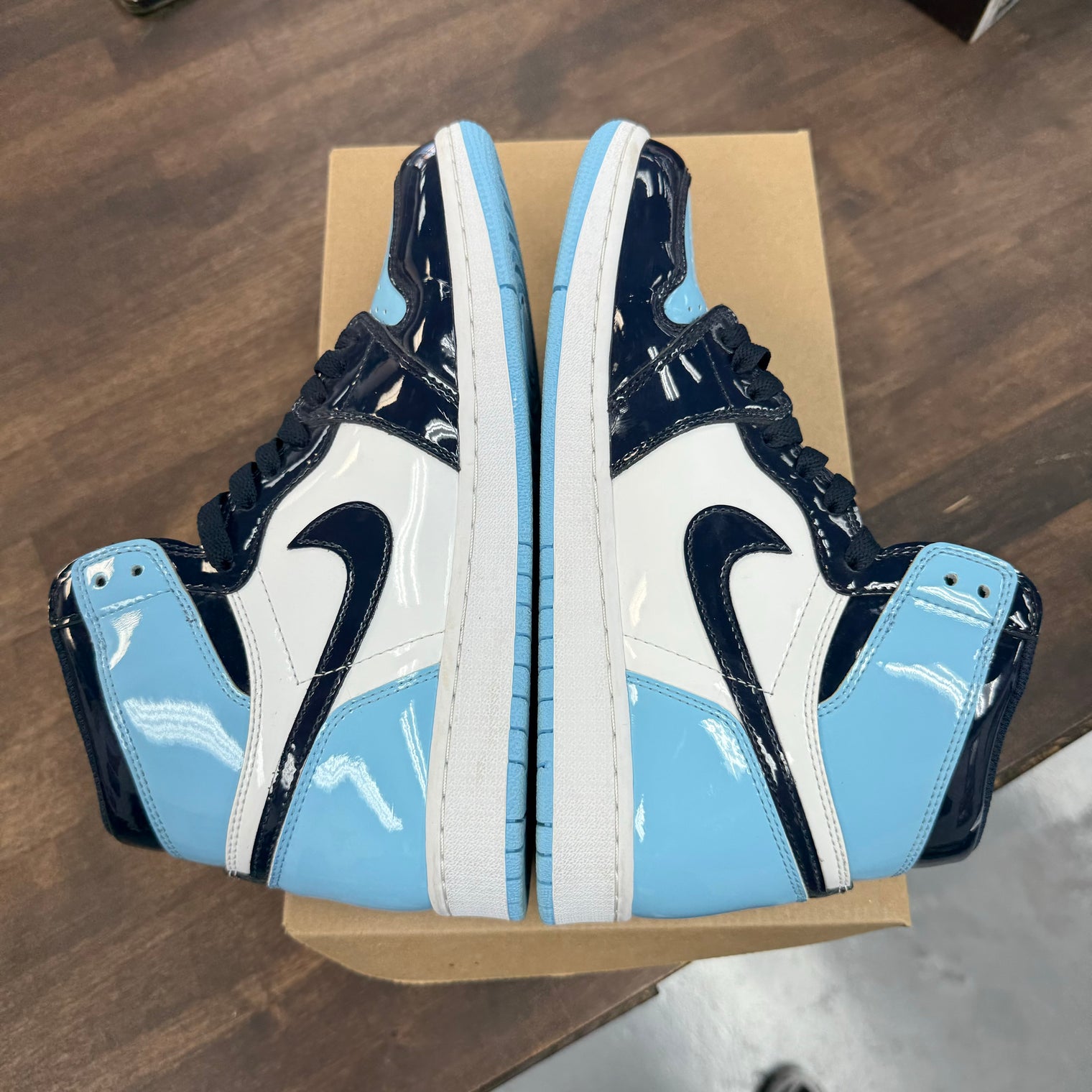 (W) Blue Chill Jordan 1 High (USED,NO BOX)