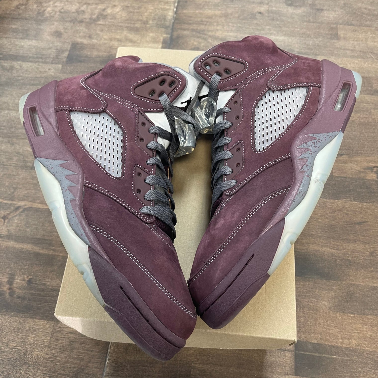 Burgundy Jordan 5 (USED, No Box)
