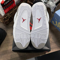 White Oreo Jordan 4 (GS) (Lightly Worn)