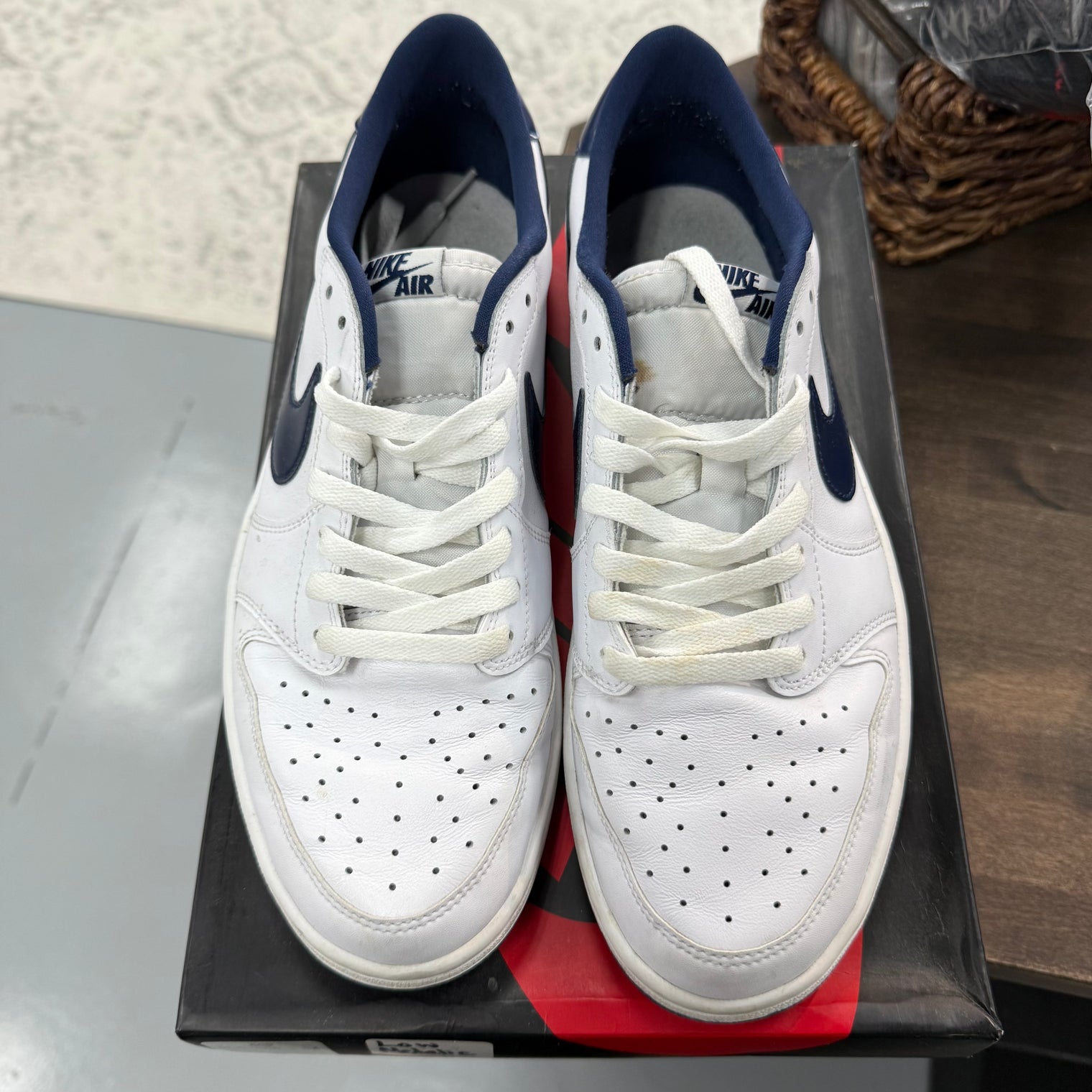 Metallic Blue Jordan 1 Low OG (USED)