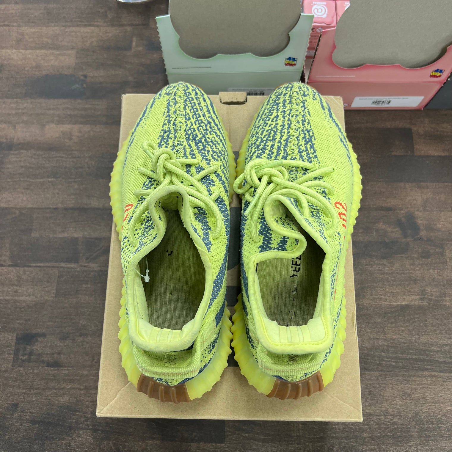 Semi Frozen Yellow Yeezy 350 (USED)