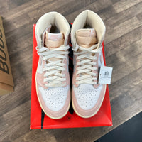 Washed Pink Jordan 1 High (W) (USED)