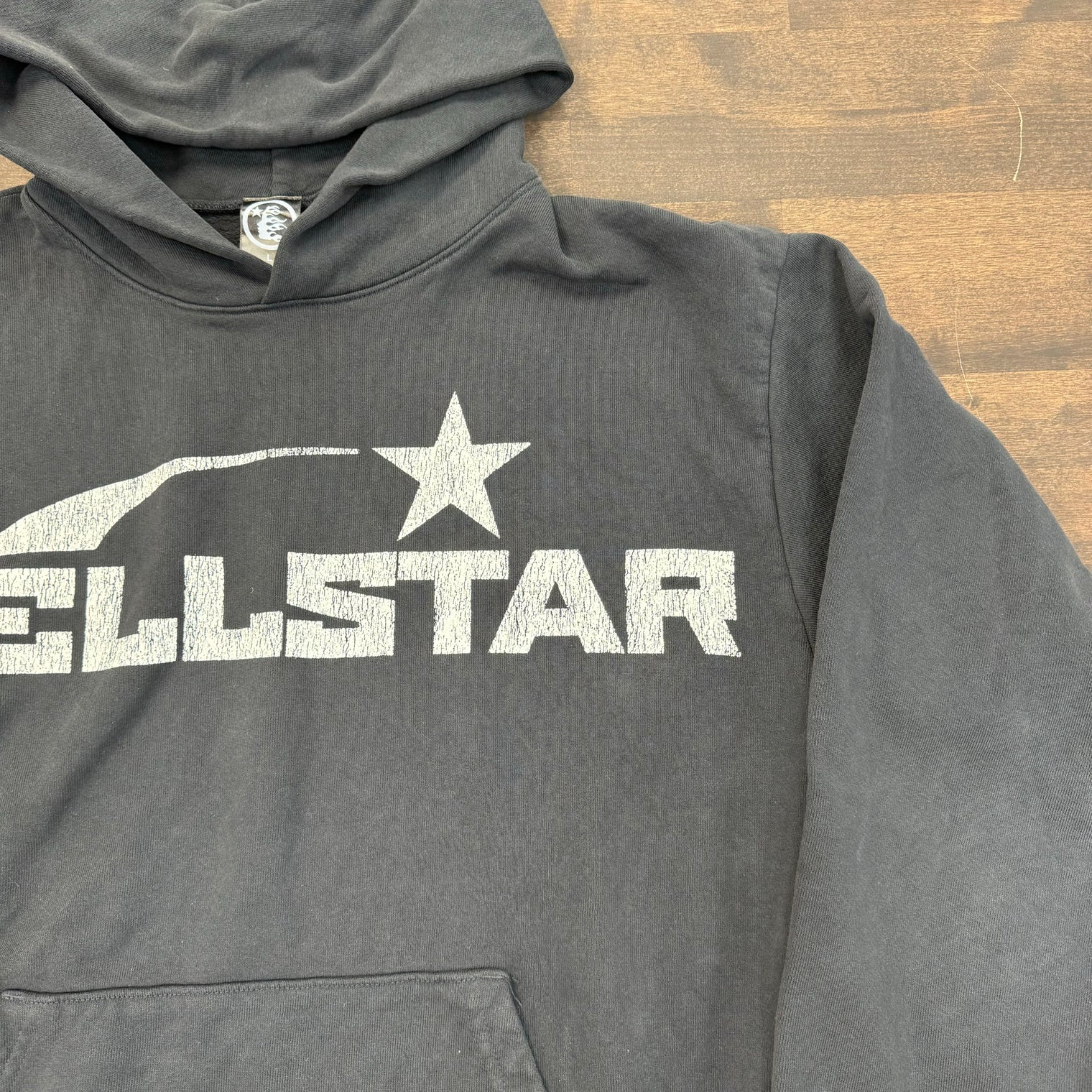 Hellstar Basic Hoodie Washed Black (USED)