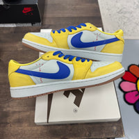 (W) Canary Travis Scott Jordan 1 Low OG SP (Lightly Worn)