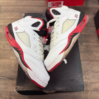 Fire Red Black Tongue Jordan 5 (2013) (GS) (USED)