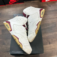 Maroon Jordan 6 (GS) (USED)
