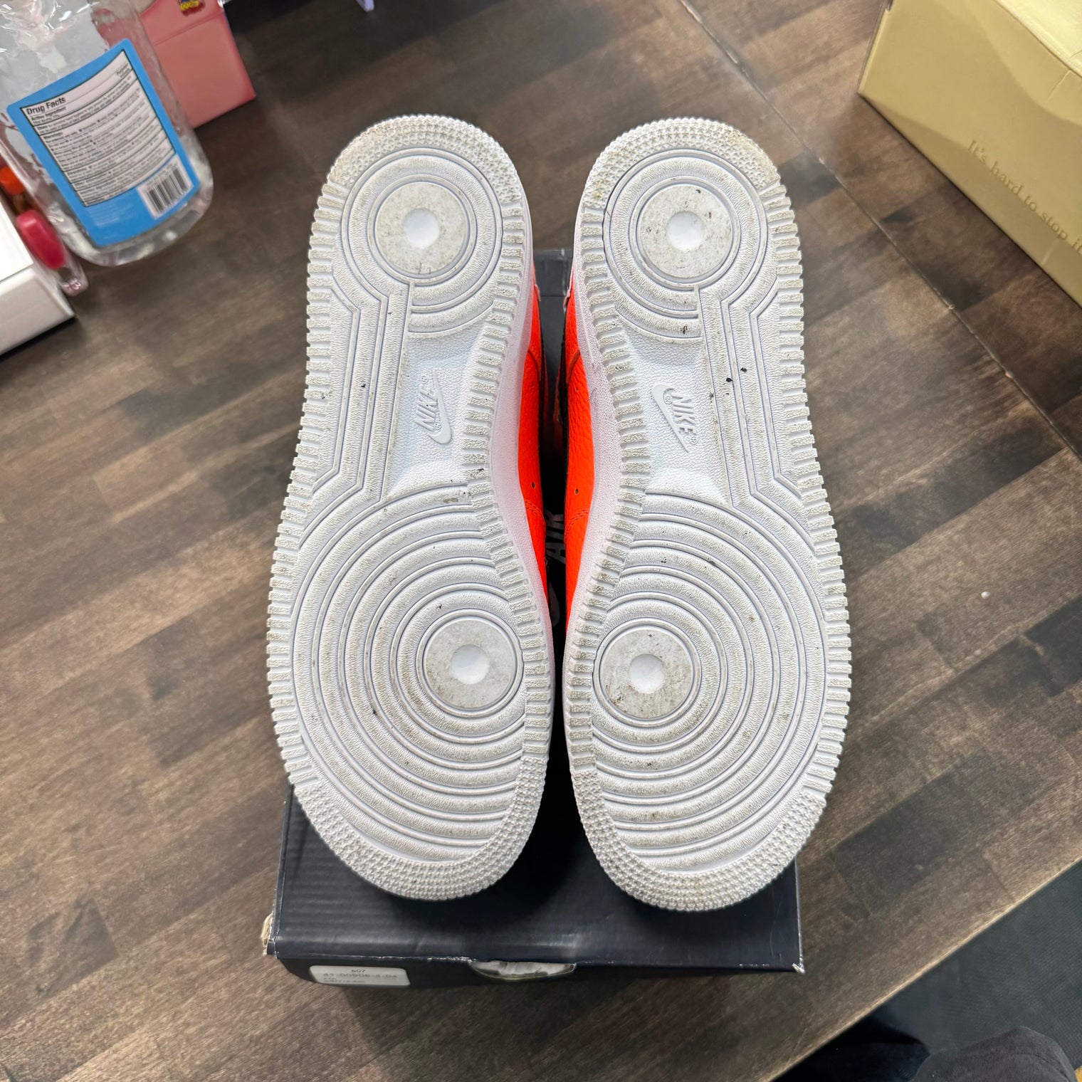 Just Do It Pack Total Orange Air Force 1 Low (USED)