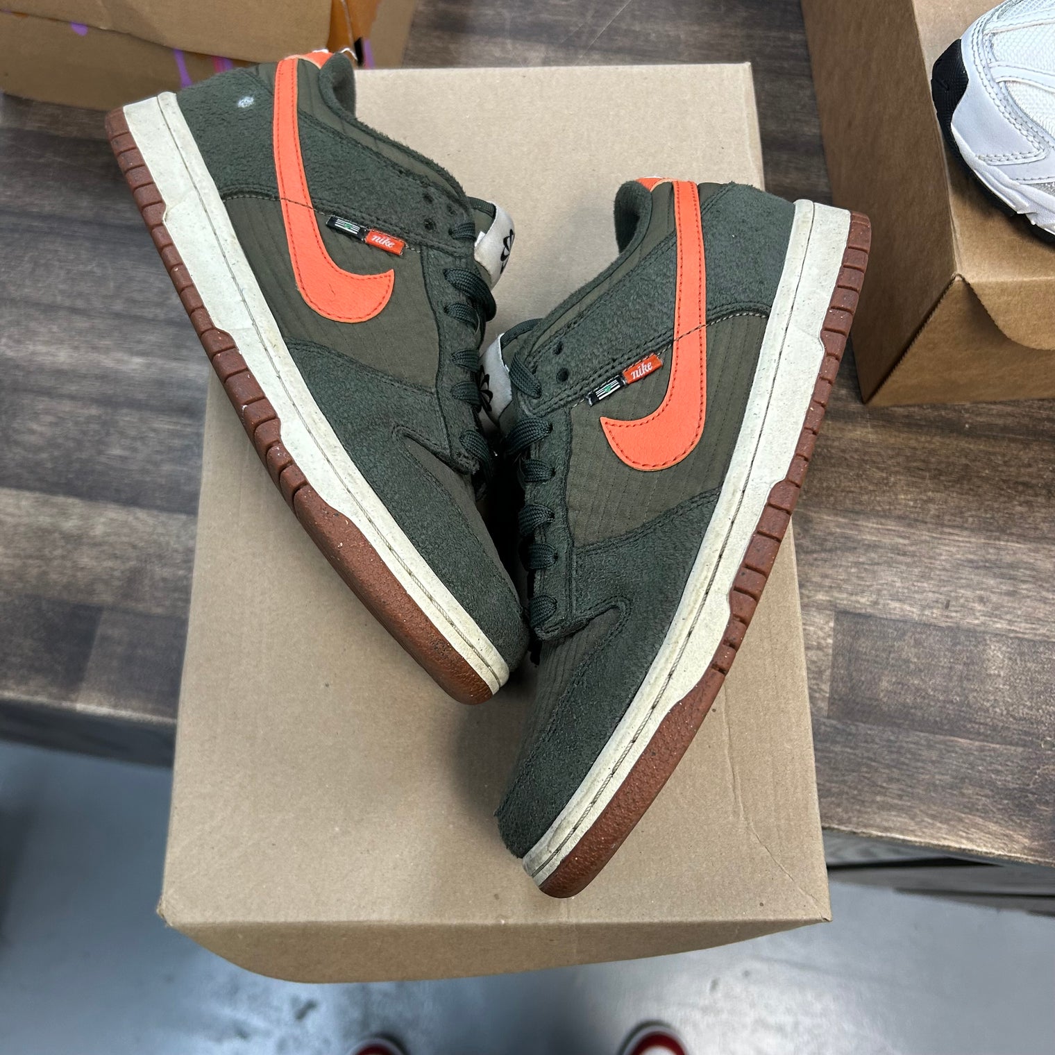 Sequoia Nike Dunk Low (GS) (USED, No Box)