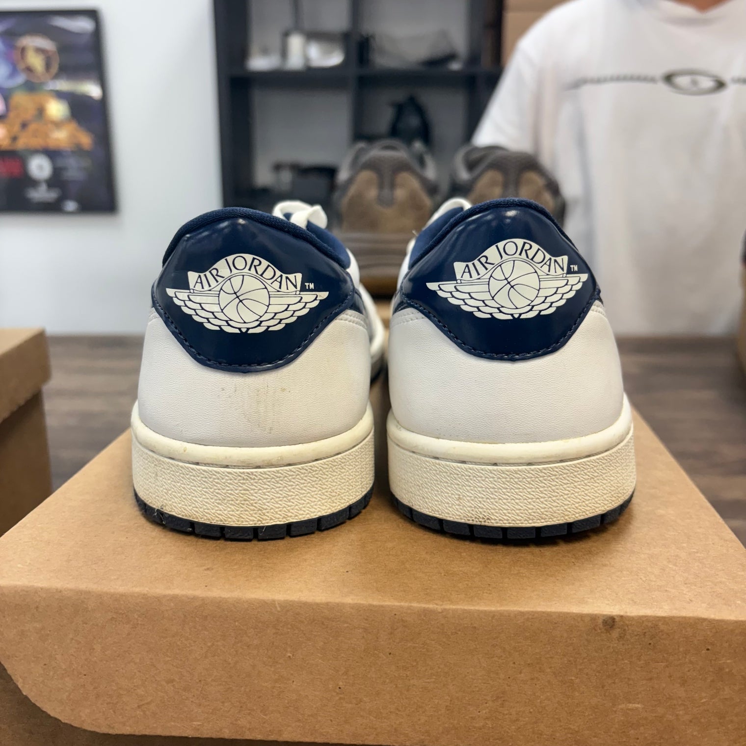 Blue Metallic Jordan 1 Low OG (2016) (USED,No Box)