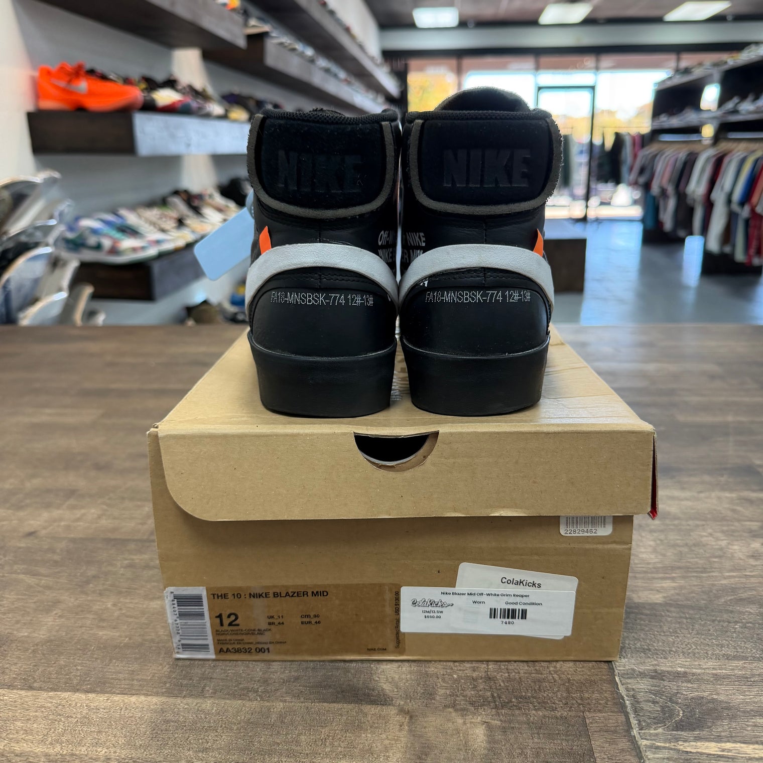 Off-White Grim Reaper Nike Blazer Mid (USED)