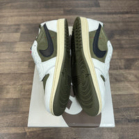 Travis Scott Medium Olive Jordan 1 Retro Low OG SP (Lightly Worn)