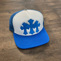 Chrome Hearts Ultra Blue Cemetery Trucker