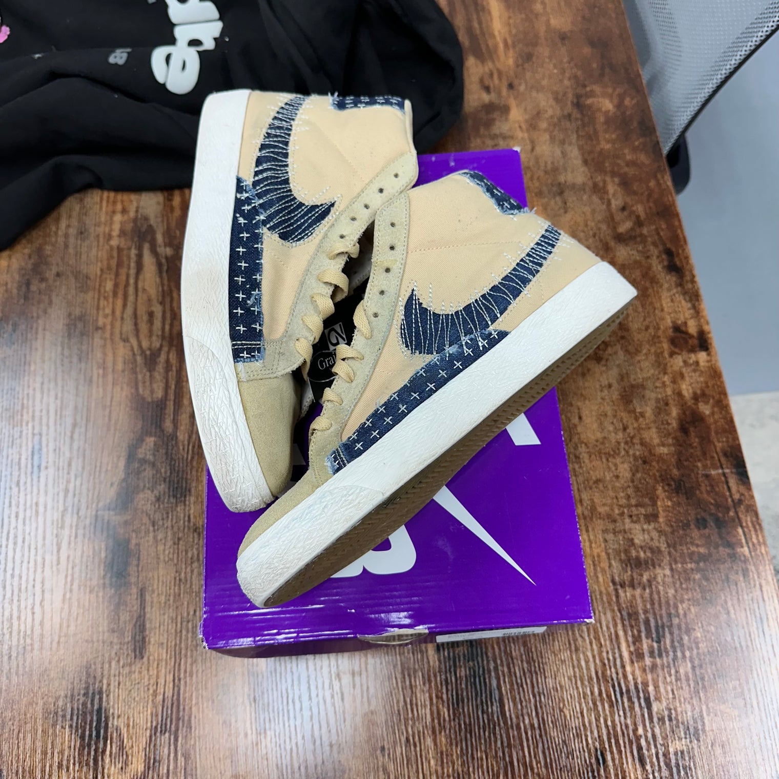 Sashiko Sesame SB Zoom Blazer Mid (USED)
