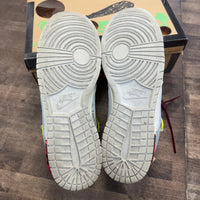 Lot 08 of 50 Off-White Nike Dunk Low (USED)