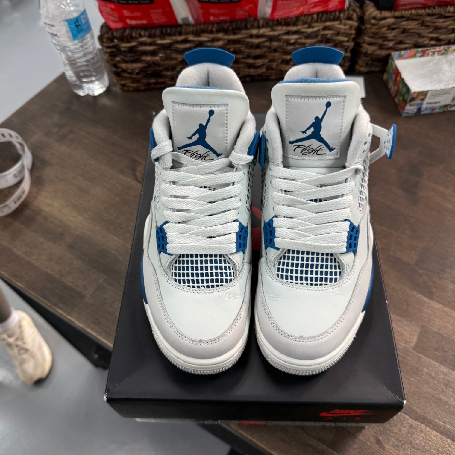 Military Blue Jordan 4 Retro (USED)