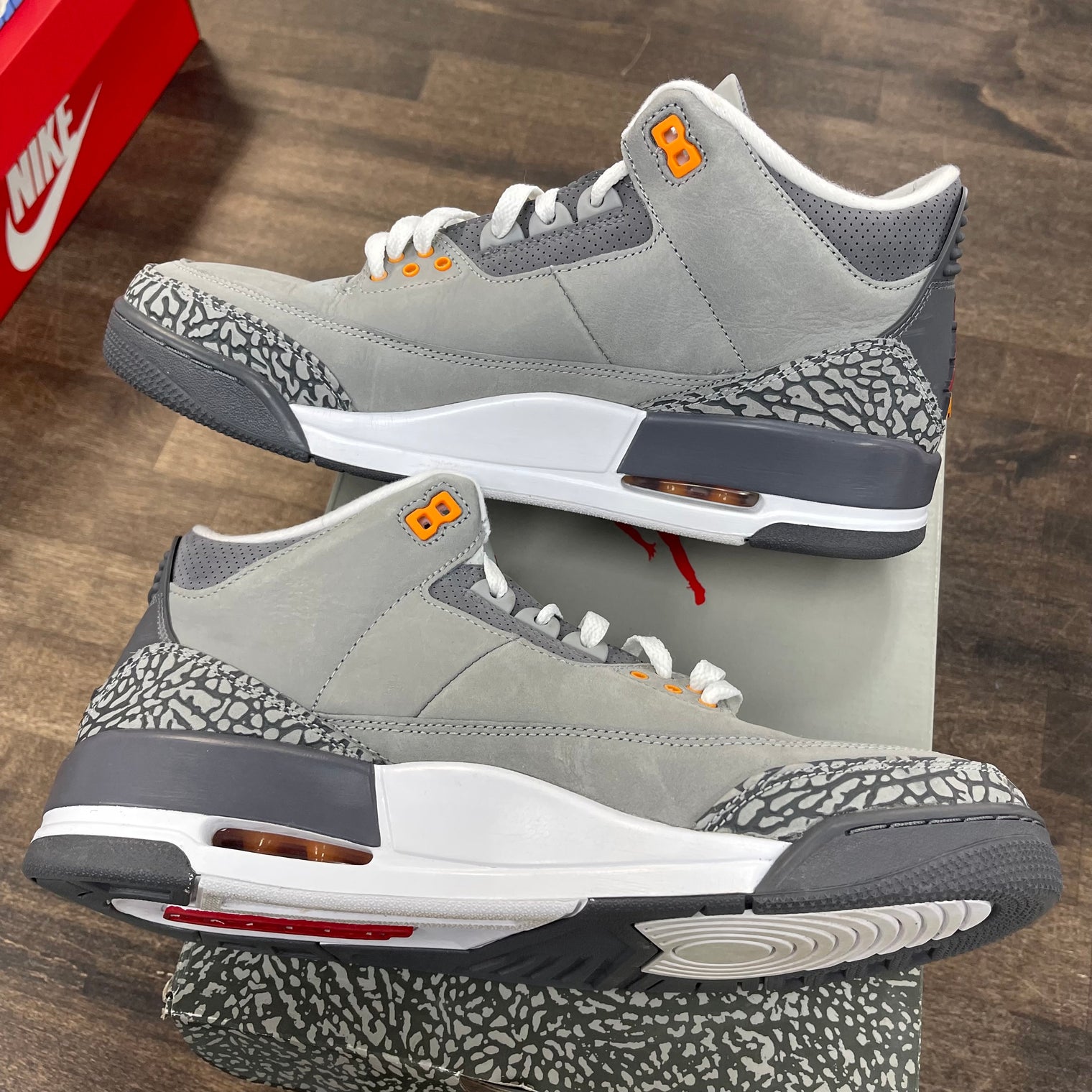 Cool Grey Jordan 3 (USED)