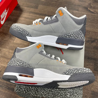 Cool Grey Jordan 3 (USED)